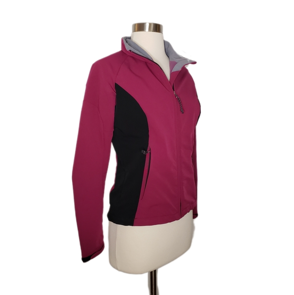 Mountain Hardwear XS Fuchsia Waterproof Shell Zip Up Performance Jacket - Picture 2 of 15